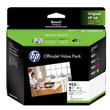 HP 955XL High Yield Office Value Pack - Black, Cyan, Magenta, Yellow