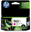 HP 965XL Magenta High Yield Ink Cartridge, 1600 Pages.