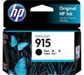 HP 915 Black Ink Cartridge, 300 Pages.