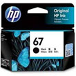 HP 67 Black Ink Cartridge (3YM56AA), 120 Pages.