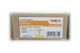OKI 44318637 Laser Toner Cartridge Yellow - 11,500 Pages
