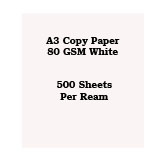 A3 White Copier Paper 80GSM 500 Sheets Per Ream
