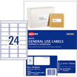 Avery L7159 Label, 24 Labels Per Sheet, 100 A4 Sheets Per Pack.