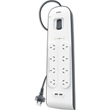 Belkin 2.4 Amp USB Charging 8-Outlet Surge Protection Strip