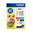 Brother LC233PVP Ink Cartridge - Value Pack Black, Cyan, Magenta, Yellow