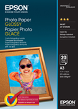 Epson A3 Inkjet Photo Paper Glossy - 20 Sheets (200gsm)