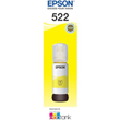 T00M492 Epson EcoTank T522 Yellow Ink Bottle (C13T00M492), 7500 Pages.