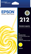 Epson 212 Yellow Std Capacity Ink Cartridge, 130 Pages.