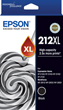 Epson 212XL Black High Yield Ink Cartridge, 500 Pages.