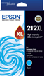 Epson 212XL Cyan High Yield Ink Cartridge, 350 Pages.