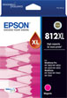 Epson 812XL Magenta High Yield Ink Cartridge
