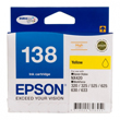 Epson 138 Yellow High Yield Ink Cartridge, 420 Pages.