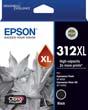 Epson 312XL High Capacity Black Ink Cartridge, 500 Pages.