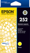 Epson 252 Yellow Std Capacity Ink Cartridge, 350 Pages.