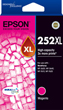 Epson 252XL Magenta High Yield Ink Cartridge, 1100 Pages.