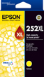 Epson 252XL Yellow High Yield Ink Cartridge, 1100 Pages.