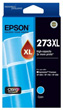 Epson 273XL Cyan High Yield Ink Cartridge, 650 Pages.