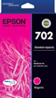 Epson 702 Magenta Ink Cartridge, 300 Pages.