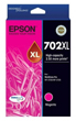 Epson 702XL Magenta High Yield Ink Cartridge, 950 Pages.