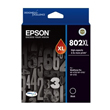 Epson 802XL Black High Yield Ink Cartridge, 2600 Pages.