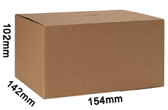 Corrugated Cardboard Stock Carton Size 00 154X142X102 MM