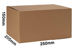 Corrugated Cardboard Carton Size 1 250X205X150  MM