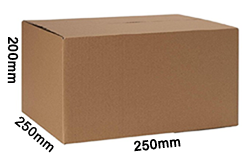 Corrugated Cardboard Carton Size 2 250X250X200mm