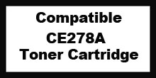 Compatible HP 78A Black Toner Cartridge 2100 Pages