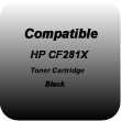 Compatible HP 81X Black  High Yield LaserJet Toner Cartridge, 25000 Pages.