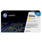 HP 504A Yellow Original LaserJet Toner Cartridge, CE252A