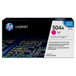 HP 504A Magenta Original LaserJet Toner Cartridge, CE253A