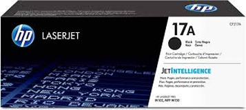 HP 17A Black Original LaserJet Toner Cartridge, CF217A