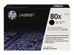HP 80X Black High Yield LaserJet Toner Cartridge - 6,900 Pages
