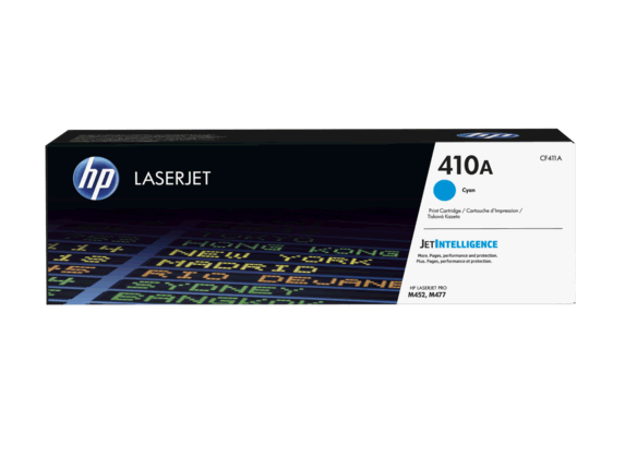 HP 410A (CF411A) Cyan Laser Toner Cartridge - 2300 Pages