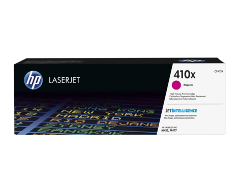 HP 410X (CF413X) High Yield Magenta Laser Toner Cartridge - 5000 Pages