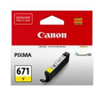 Canon CLI671Y Standard Capacity Yellow Ink Cartridge, 306 Pages.