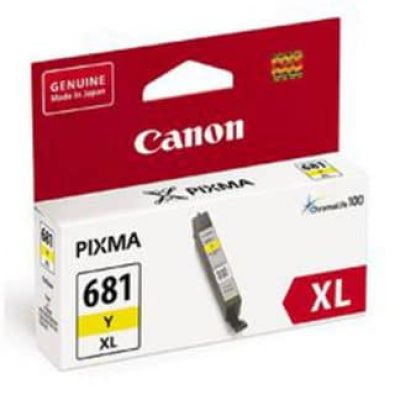 Canon CLI681XL High Yield Yellow Ink Cartridge