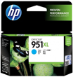 HP 951XL Cyan High Yield Ink Cartridge, 1500 Pages.