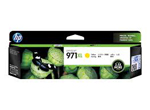HP 971XL Yellow High Yield Ink Cartridge, 6600 Pages.