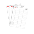 COLOP e-mark A4 Label Sheet 30 Labels Per Sheet, 10 A4 Sheets Per Pack.