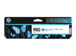HP 980 Cyan Ink Cartridge, 6,600 Pages.