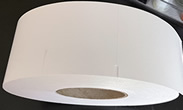Direct Thermal Crate Card/Tags 70mm x 127mm on 77mm core  with Notch and Perforation Roll of 1000 Tags