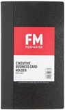 Executive Refillable Business Card Holder - Holds 128 Cards