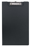 FM Clipboard Black With Flap Foolscap