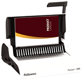 Fellowes Pulsar+ 300  Manual Plastic Comb Binding Machine Medium Duty With Starter Kit
