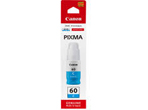 Canon GI-60C Cyan Ink Bottle, 7700 Pages.