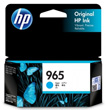 HP 965 Cyan Ink Cartridge - 700 Pages.