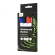 Icon Whiteboard Marker Bullet Tip Assorted Colours - Black, Blue, Red, Green Pack 4