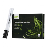 Icon Whiteboard Marker Bullet Tip Black - 12 Pack