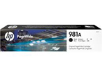HP 981A Black Ink Cartridge, 6,000 Pages.